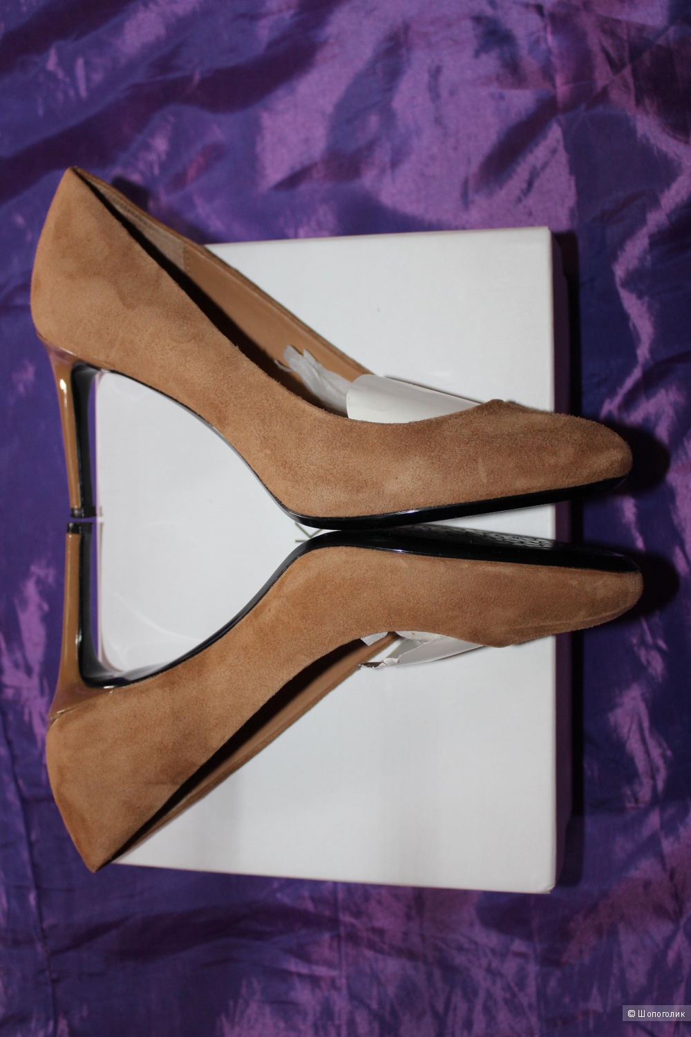 Туфли замшевые CALVIN KLEIN, US9 на 39 размер