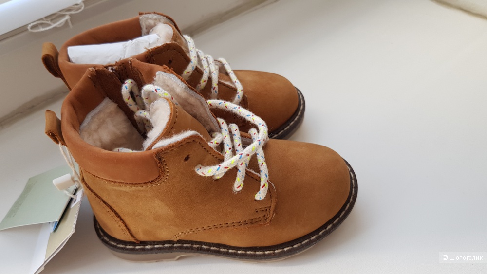 Ботинки зимние zara 21 размер