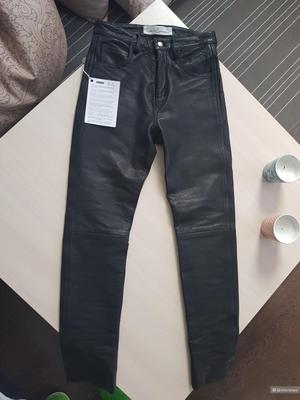 Кожаные брюки Golden Goose deluxe brand