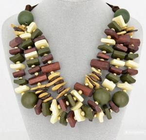 Колье на завязках  La'Viva, one size.