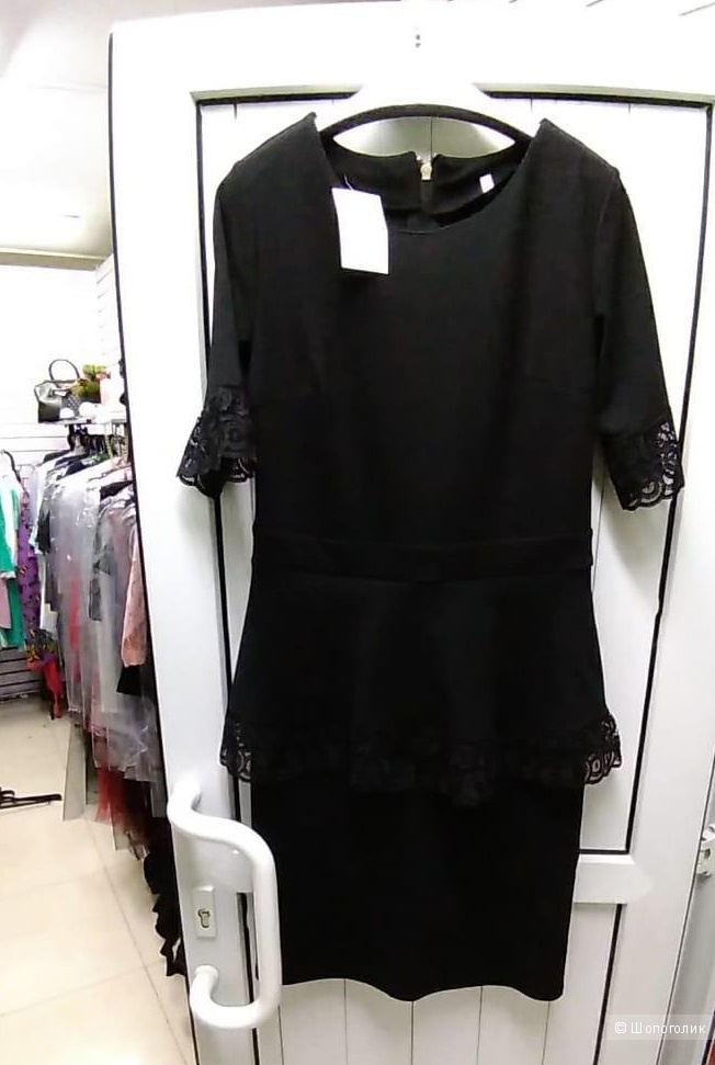 Офисное платье баска . Размеры 44.46.48.50.52.54