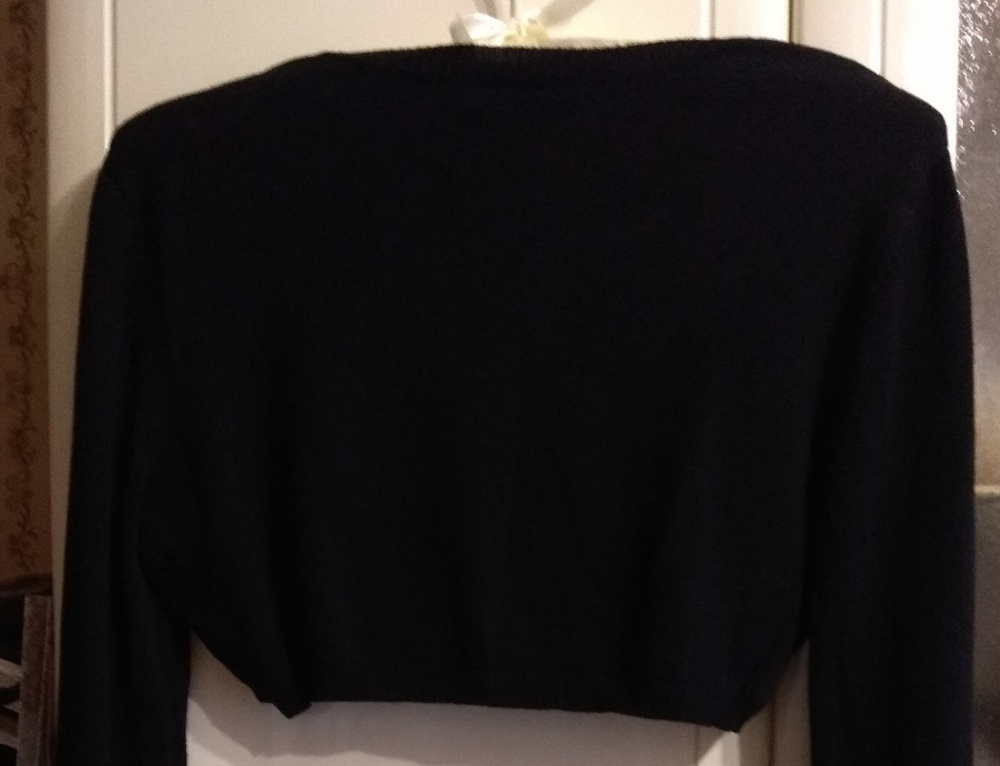 Балеро черное More&More, размер 36 (нем) = 40-44 (рос)