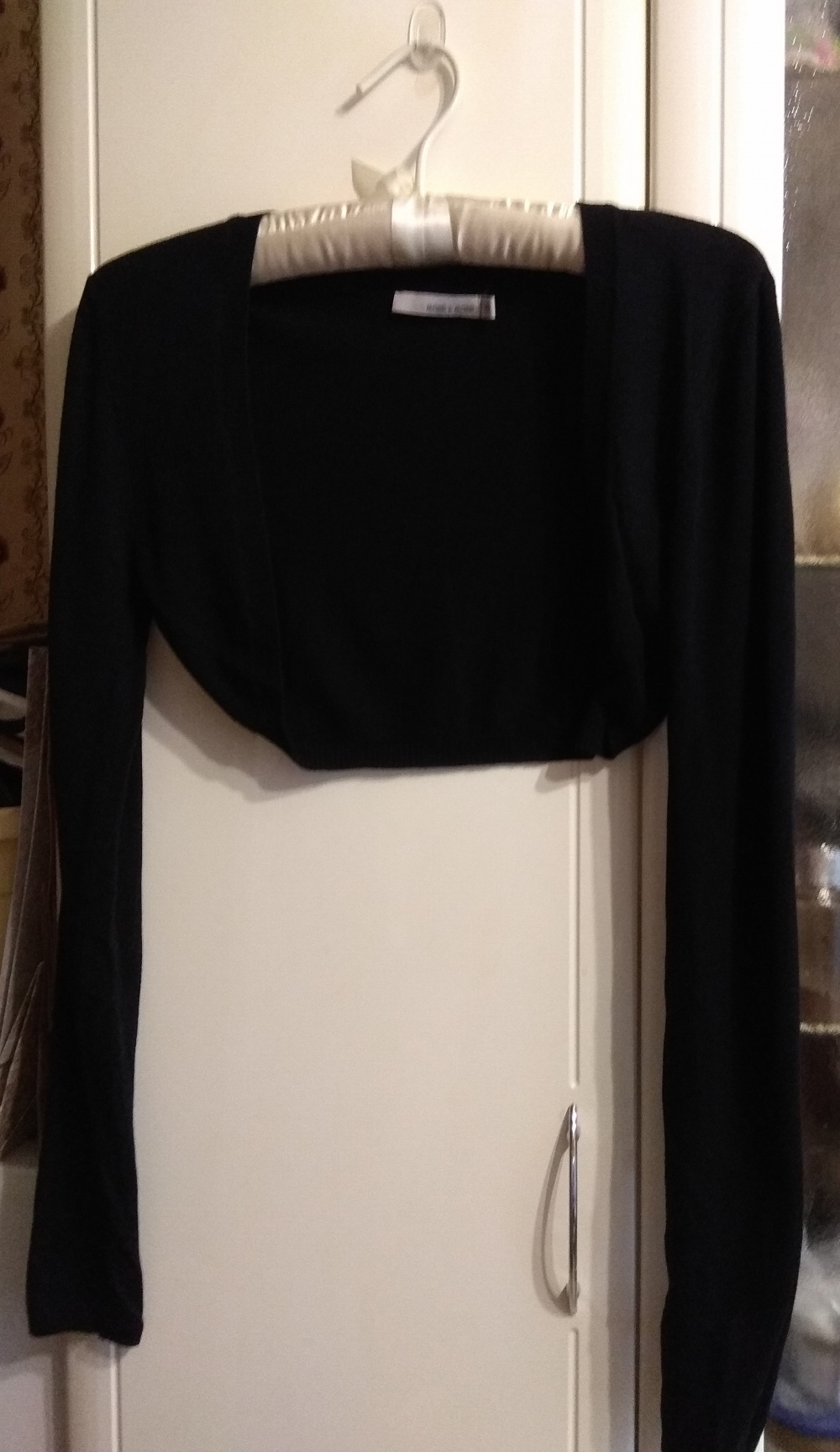 Балеро черное More&More, размер 36 (нем) = 40-44 (рос)