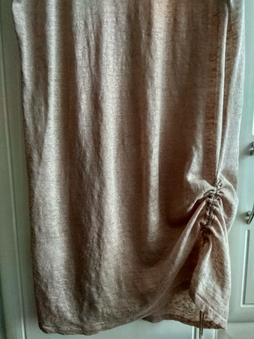 Топ = майка  с золотым напылением More&More, размер 34 (нем) = 40-42 (рос)