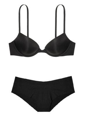 Victoria's Secret комплект Push-Up Plunge Bra+No-show cheeky panty, 34C+S