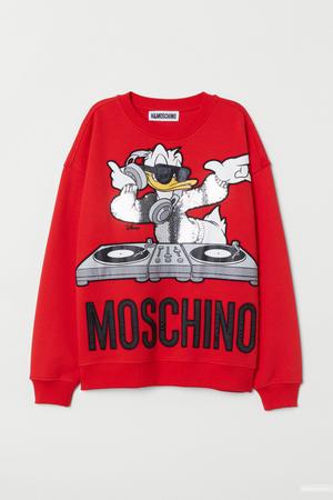 Moschino H&M Свитшот с аппликацией XS, M