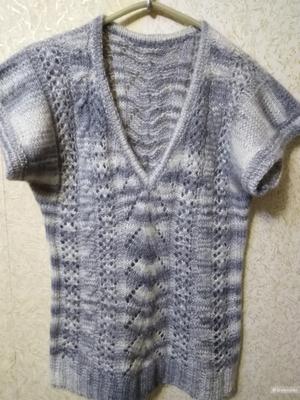 Вязанный жилет. No name. Р-р 44-46.