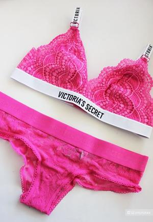 Комплект Victoria's Secret с логотипом, размер S