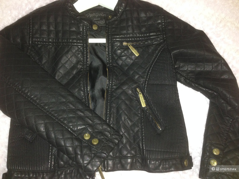 Кожаная курточка Pampolina, р.122