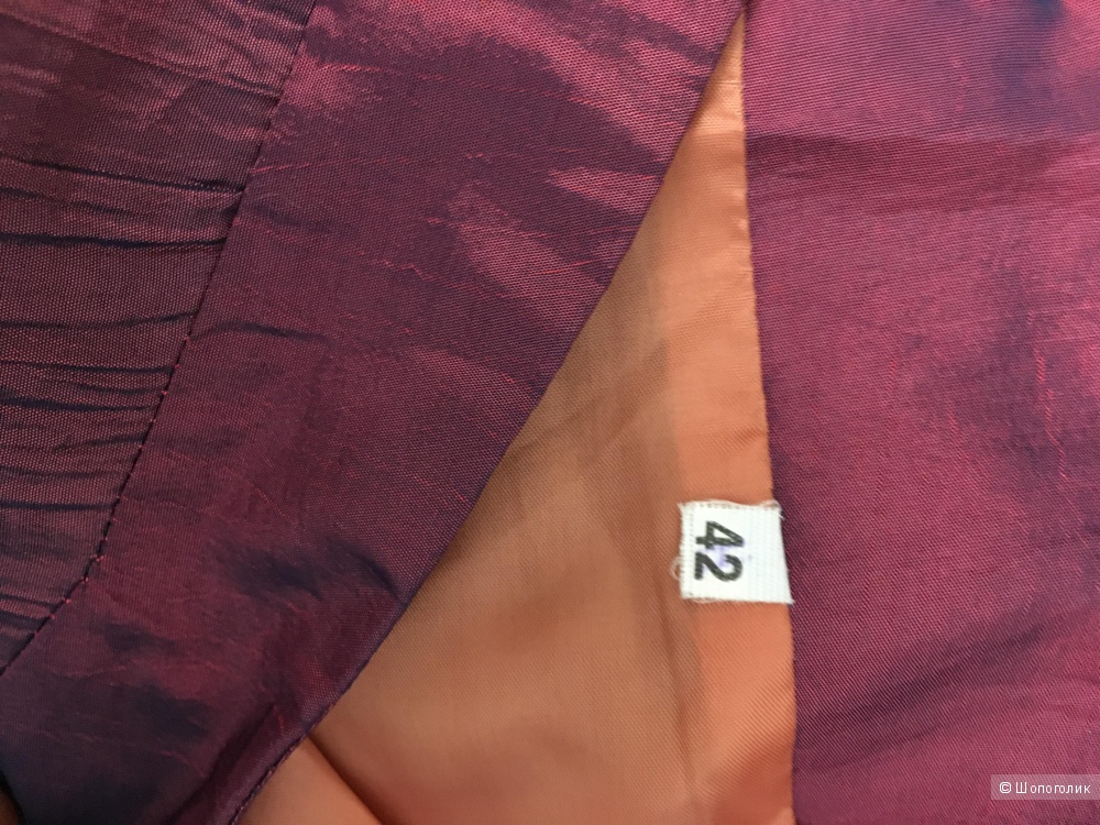 Костюм пиджак и юбка из тафты 42 S белорусский трикотаж