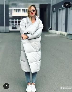 Длинное Пальто-анорак Mango, размер М (46-48+ рус.)