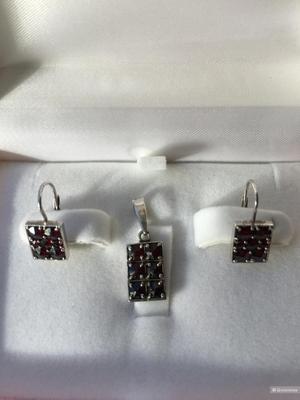 Серьги и кулон no name one size