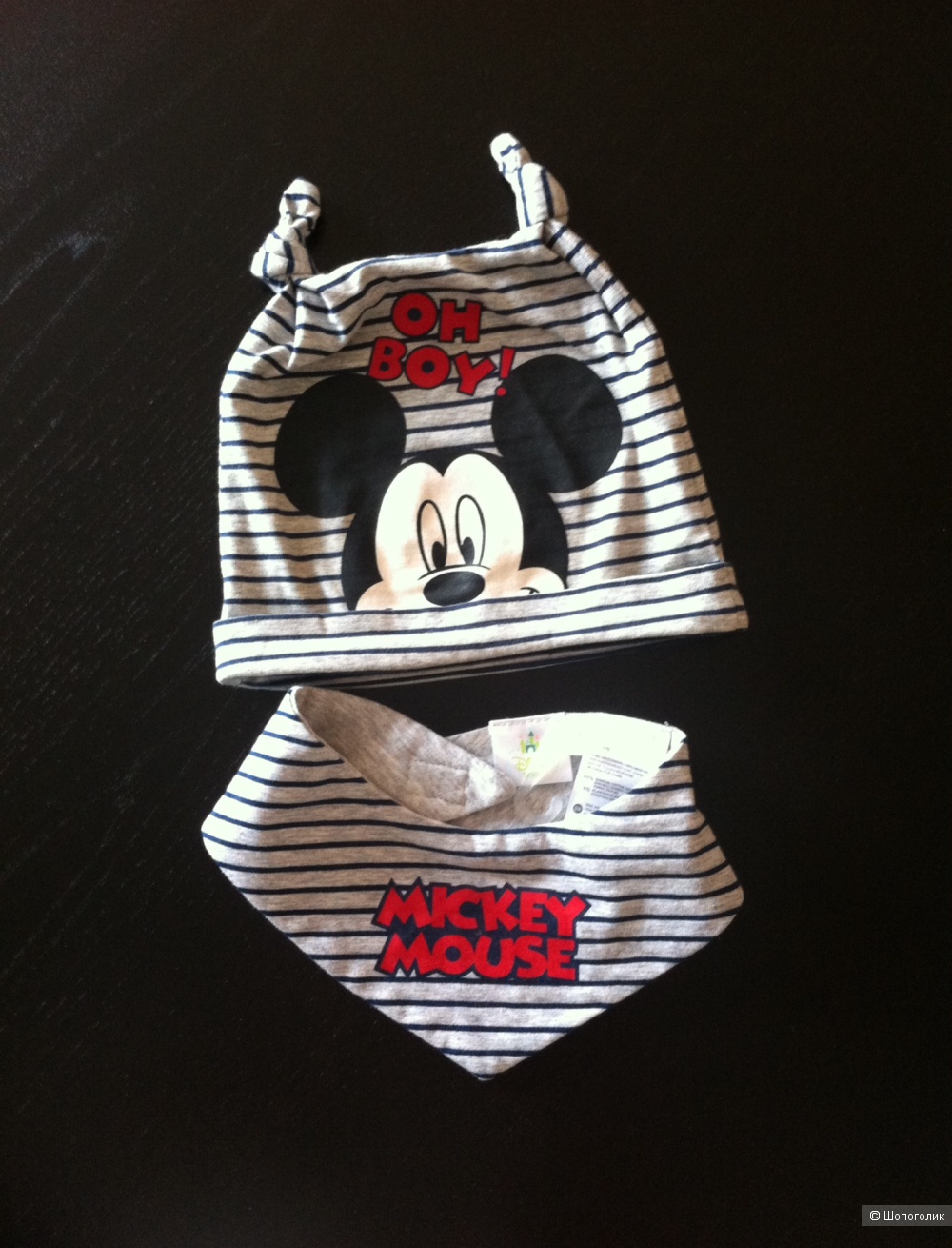 Шапка и снуд Disney Baby, размер 48/50см