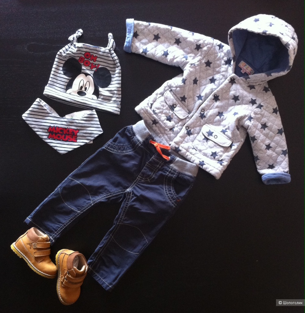 Шапка и снуд Disney Baby, размер 48/50см