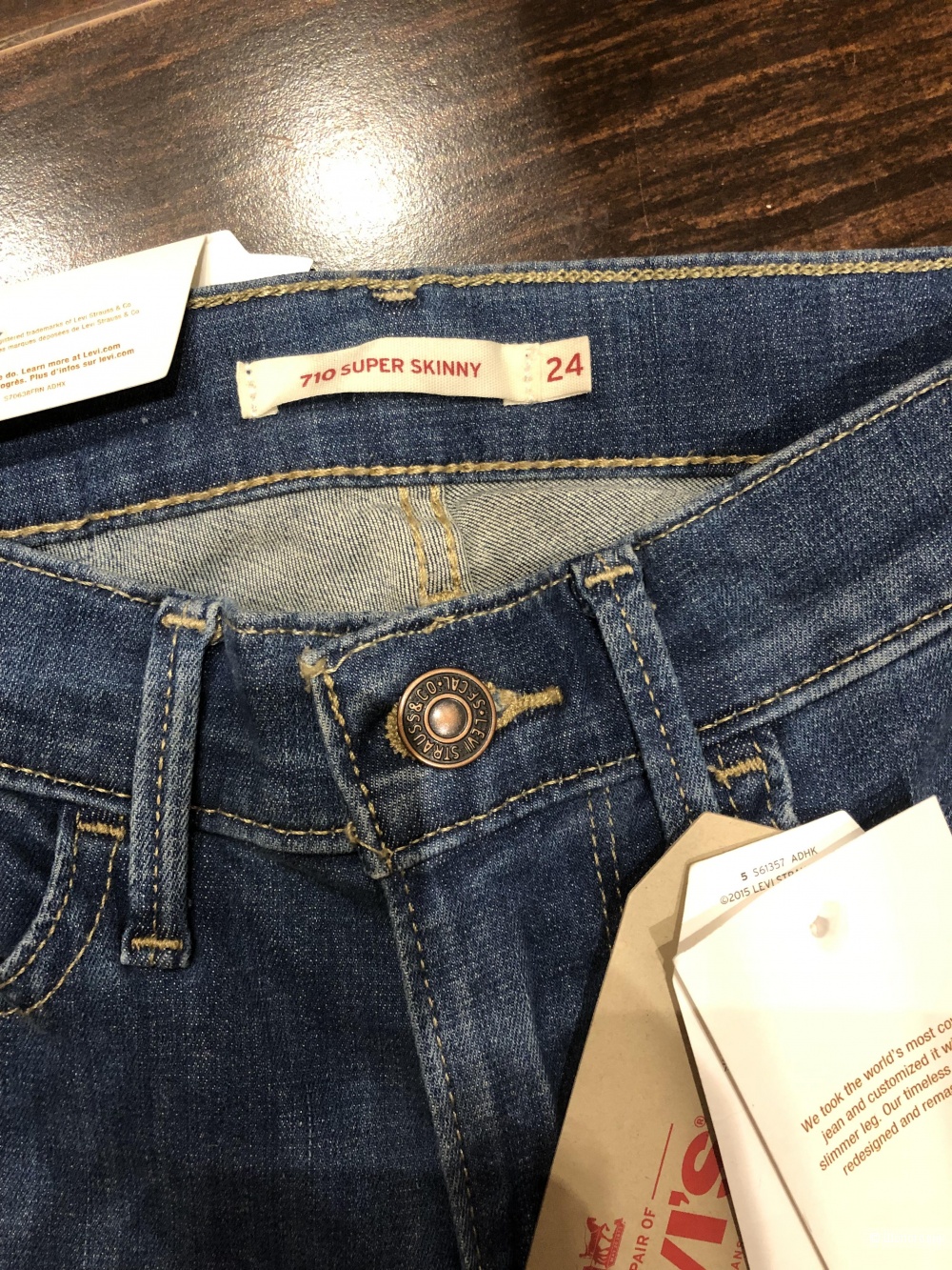Джинсы Levi’s 24 размер
