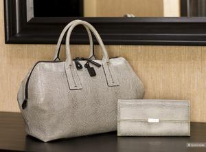 Сумка-тоут женская - Furla Papermoon (medium) + большой кошелек Furla - комплект.
