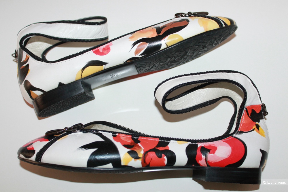 Кожаные туфли  LAURA VALOROSA, размер 40 на 38 - 39