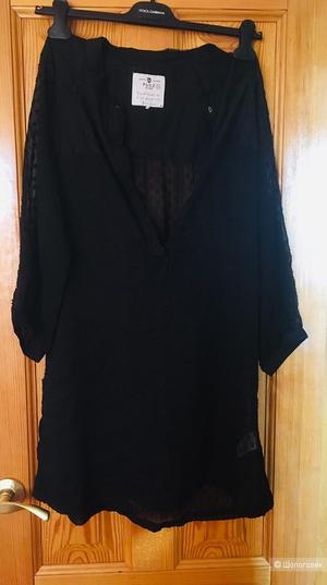 Комплект - пляжное платье-рубашка Pulz и шорты K.Woman, размер М, 46