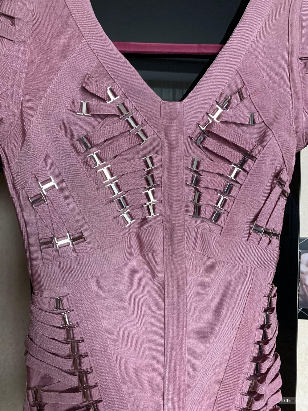 Бандажное платье WOW Couture с открытой спиной, размер XS-S