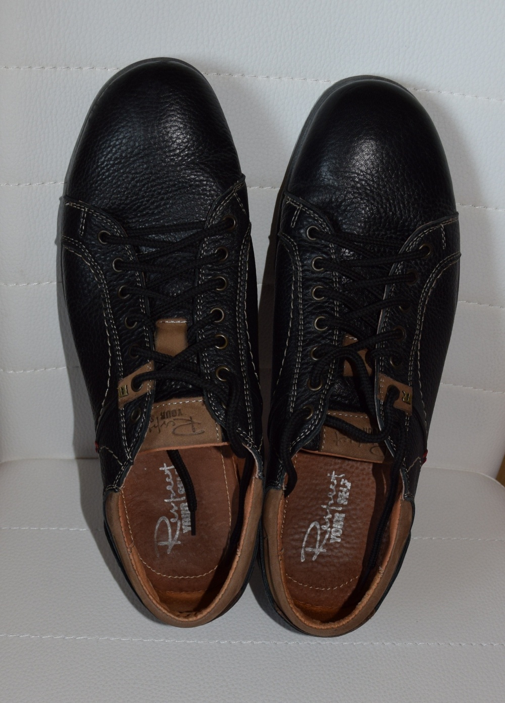 Полуботинки черные Respect р.43 по стельке 28,5