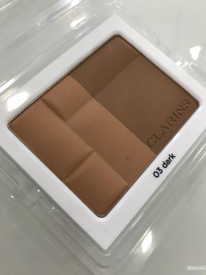 Пудра Clarins Bronzing Duo SPF 15, тон 03.