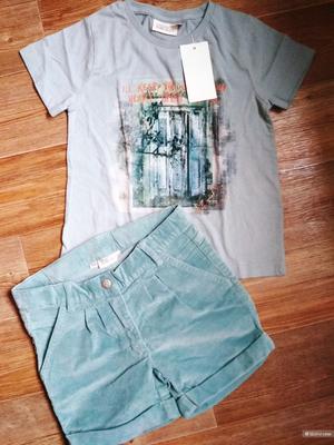 Сет шорты и футболка bon'a parte размер 122/128
