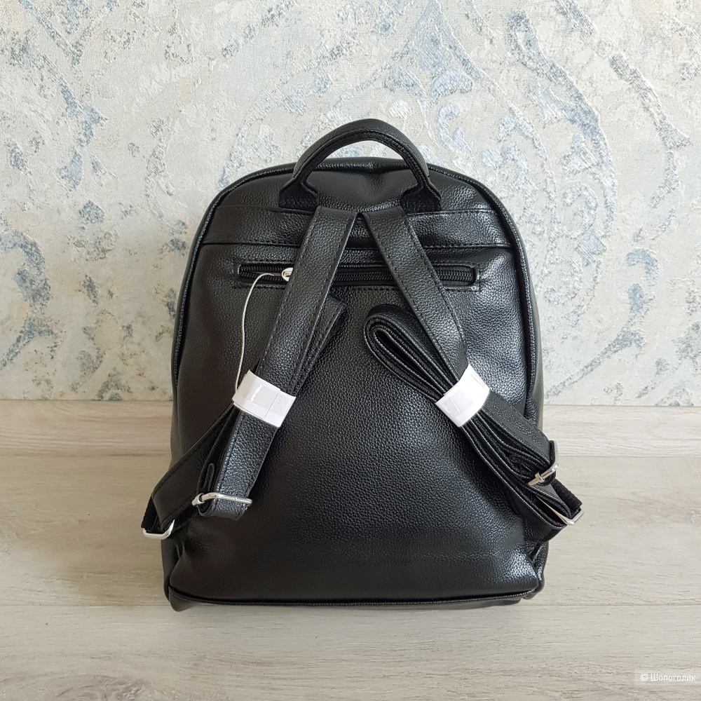 Рюкзак женский  кожаный (черный)
