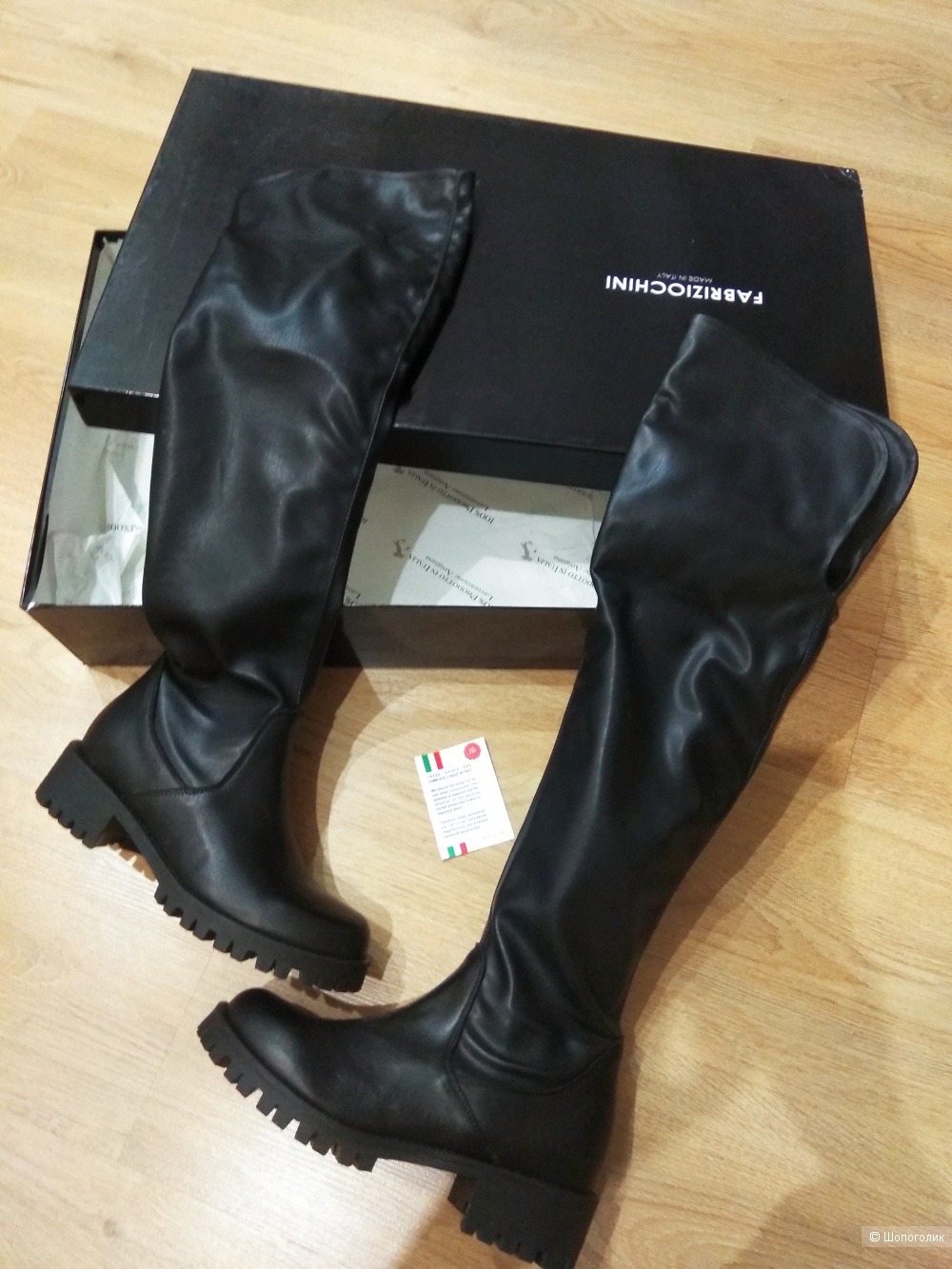 Сапоги Ботфорты Fabriziochini Италия 36-36.5 размер