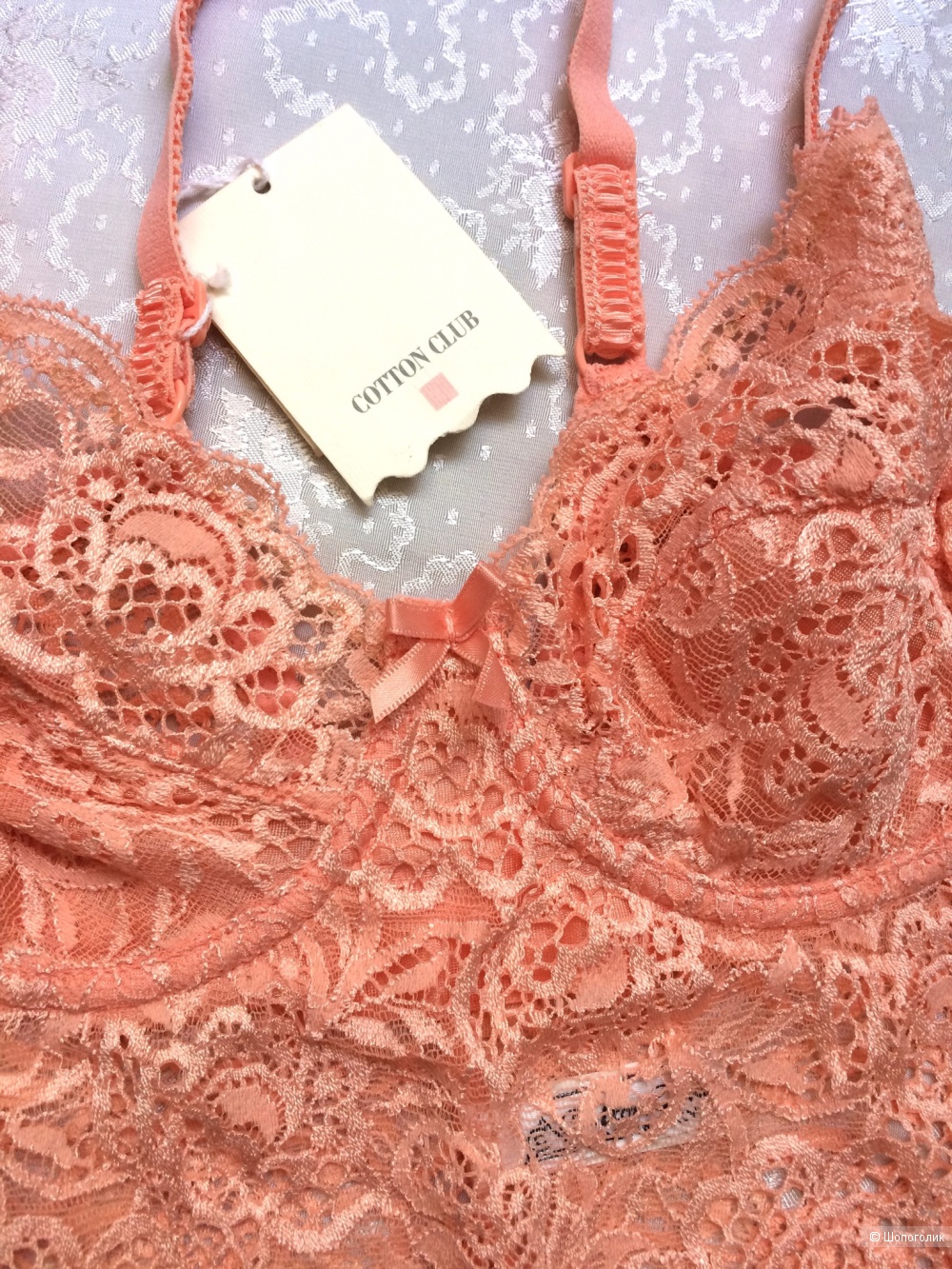 Кружевное боди Cotton Club 42-44/75B