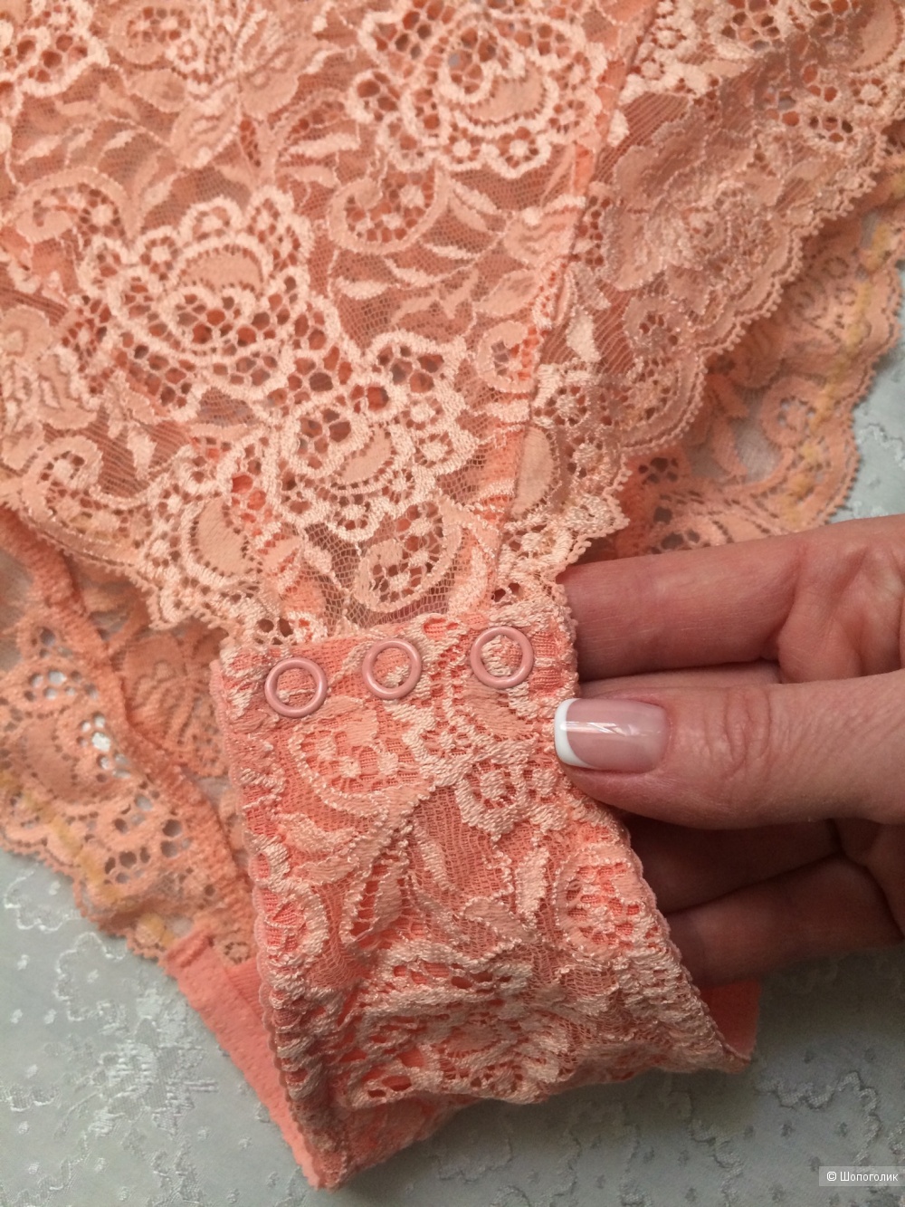 Кружевное боди Cotton Club 42-44/75B