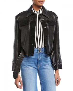 Кожаная куртка Frame размер L