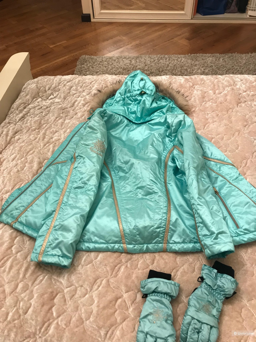 Горнолыжный костюм детский рост 140 производство Китай фабричный.