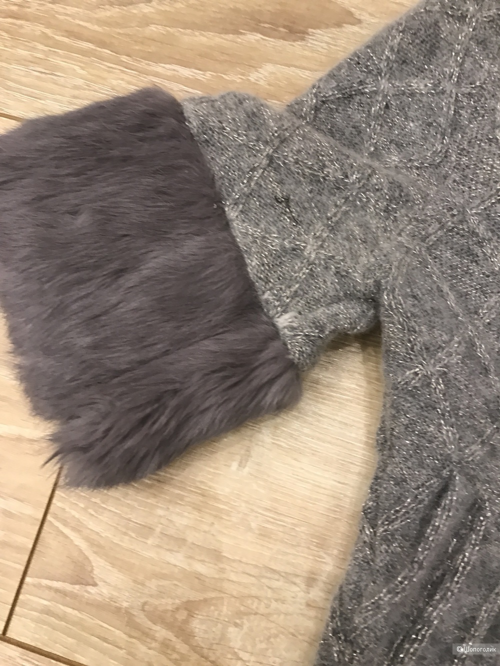 Платье Франция с натуральным мехом на 42-44