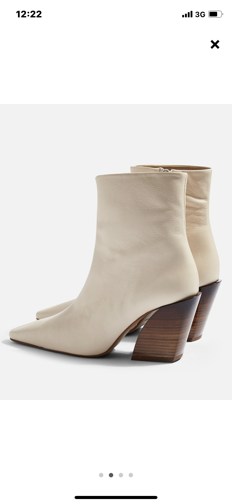 Ботильоны-казаки TOPSHOP 39eur/6uk/245 мм (на 38-38,5)