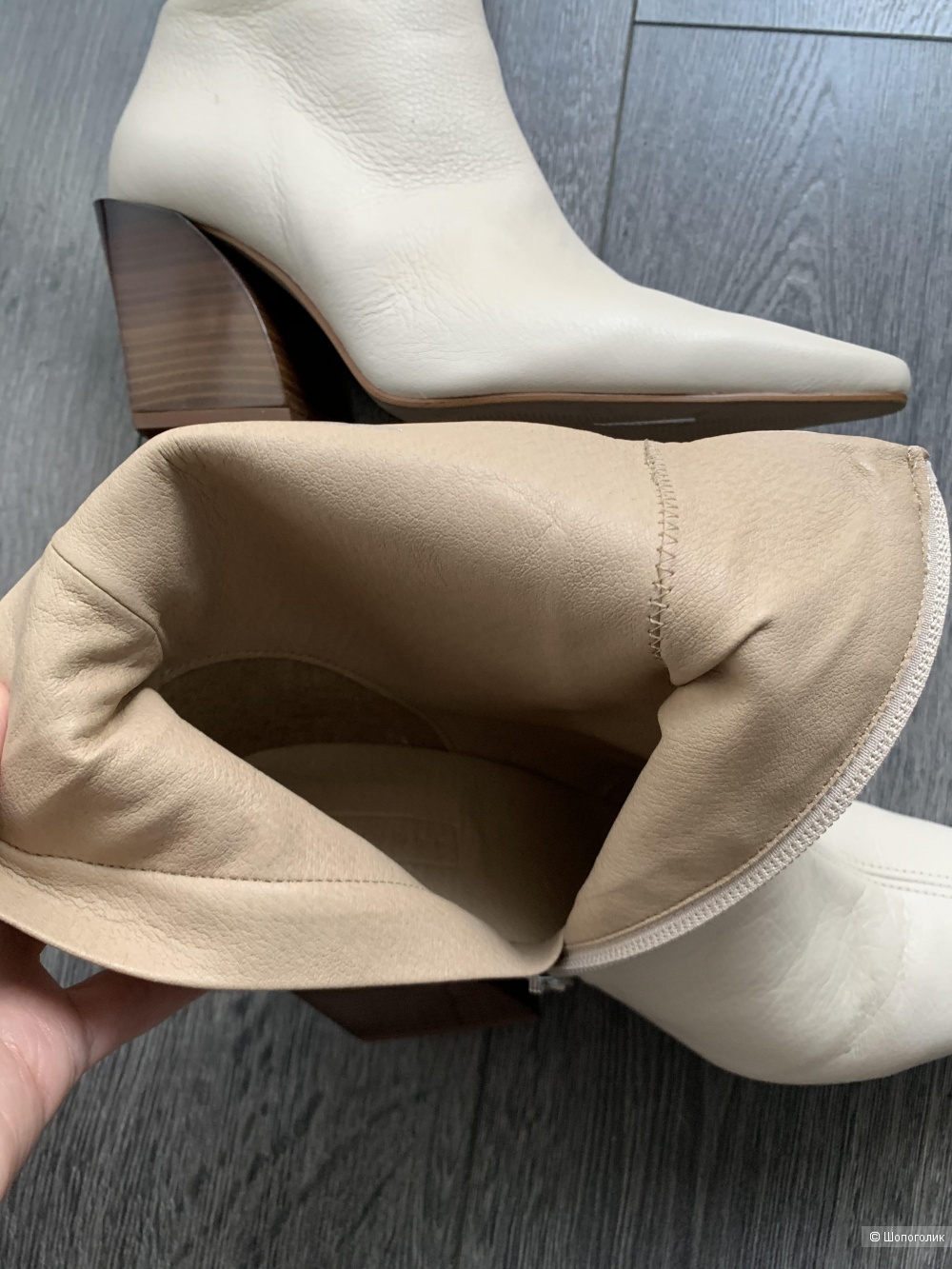 Ботильоны-казаки TOPSHOP 39eur/6uk/245 мм (на 38-38,5)