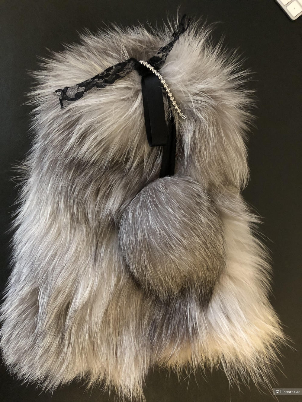 Шапка из чернобурки 56-62р. Galina Gicheva