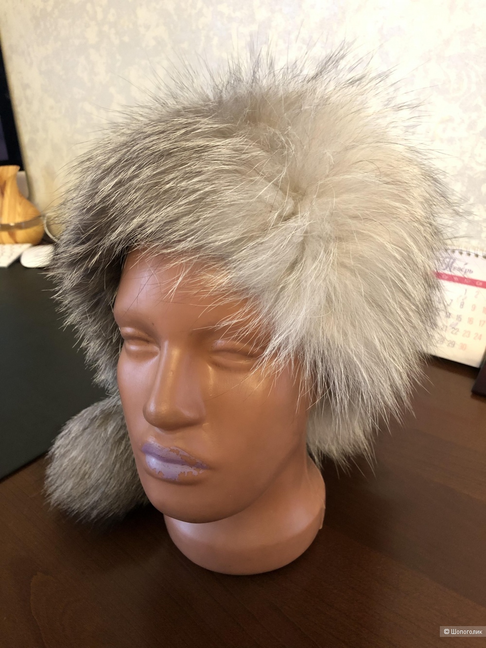 Шапка из чернобурки 56-62р. Galina Gicheva