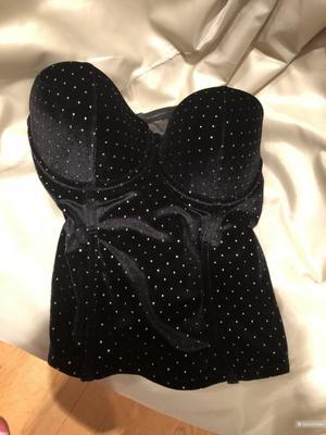 Бархатный корсет 75B