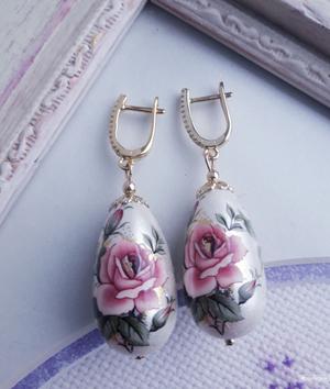 Серьги серебро 925 пр.