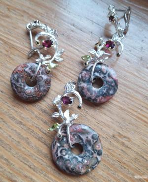 Комплект украшений "Яшма"