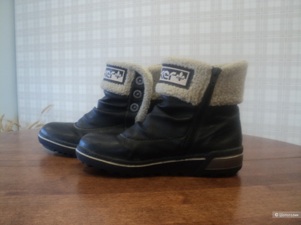 Зимние полусапожки "RIEKER", 39 размер