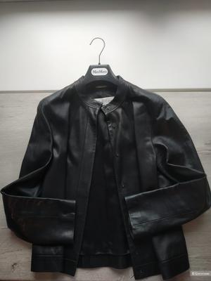 Кожаная куртка Max Mara,44-46 рус