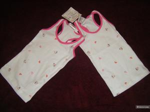 Майка -боксерка, Ноу нейм, 74-3\6 мес.24р.