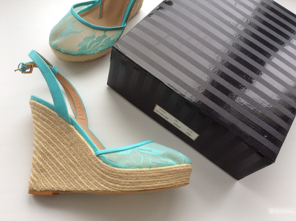 Голубые босоножки Victoria's Secret, размер 9