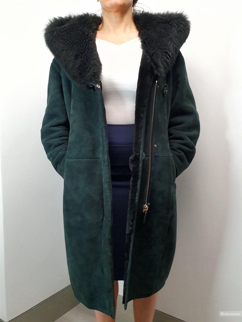 Дубленка La Reine Blanche р-р S