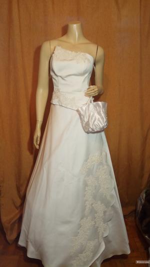 Свадебное платье полный комплект S/M размер