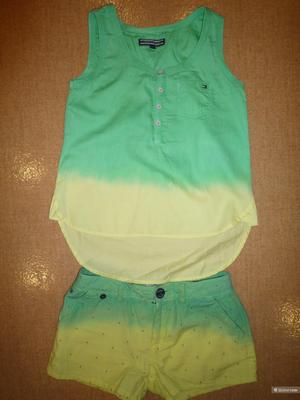 Tommy Hillfiger шорты+майка 128 см