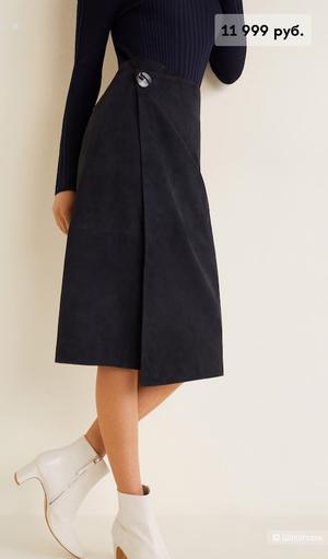 Юбка кожа Mango M