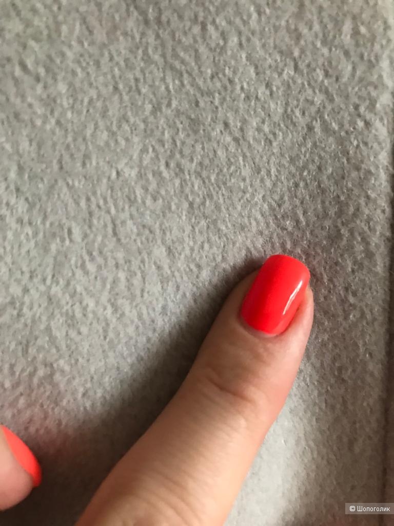 Демисезонное пальто kroyyork светло-серый р-р 46-48  вместе со снудом