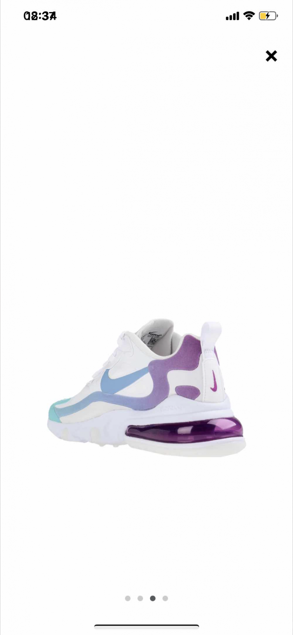 Кроссовки NIKE AIR MAX 270 REACT, размер 39.